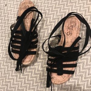 Sam Edelman Black Espadrille Sandal